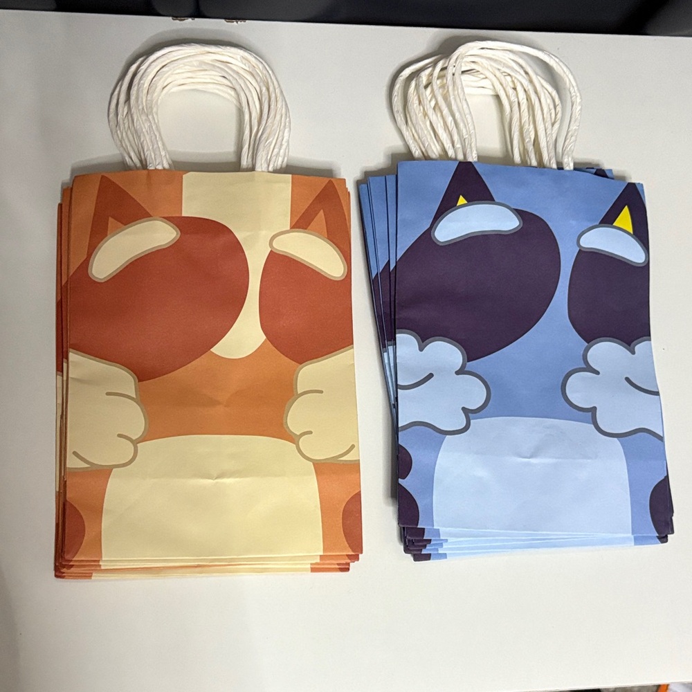 Cute Bluey Design Gift Bags